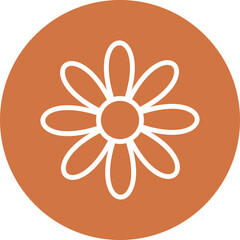 Vector Design Daisy Icon Style