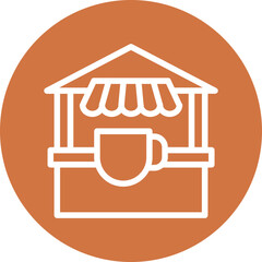 Vector Design Tea Stall Icon Style