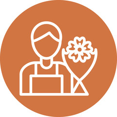Vector Design Florist Icon Style