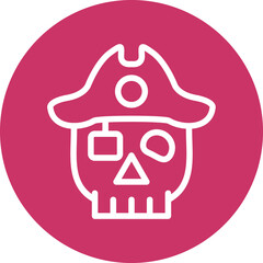 Vector Design Pirate Icon Style