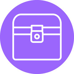 Obraz premium Vector Design Treasure Chest Icon Style