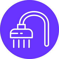 Vector Design Shower Icon Style