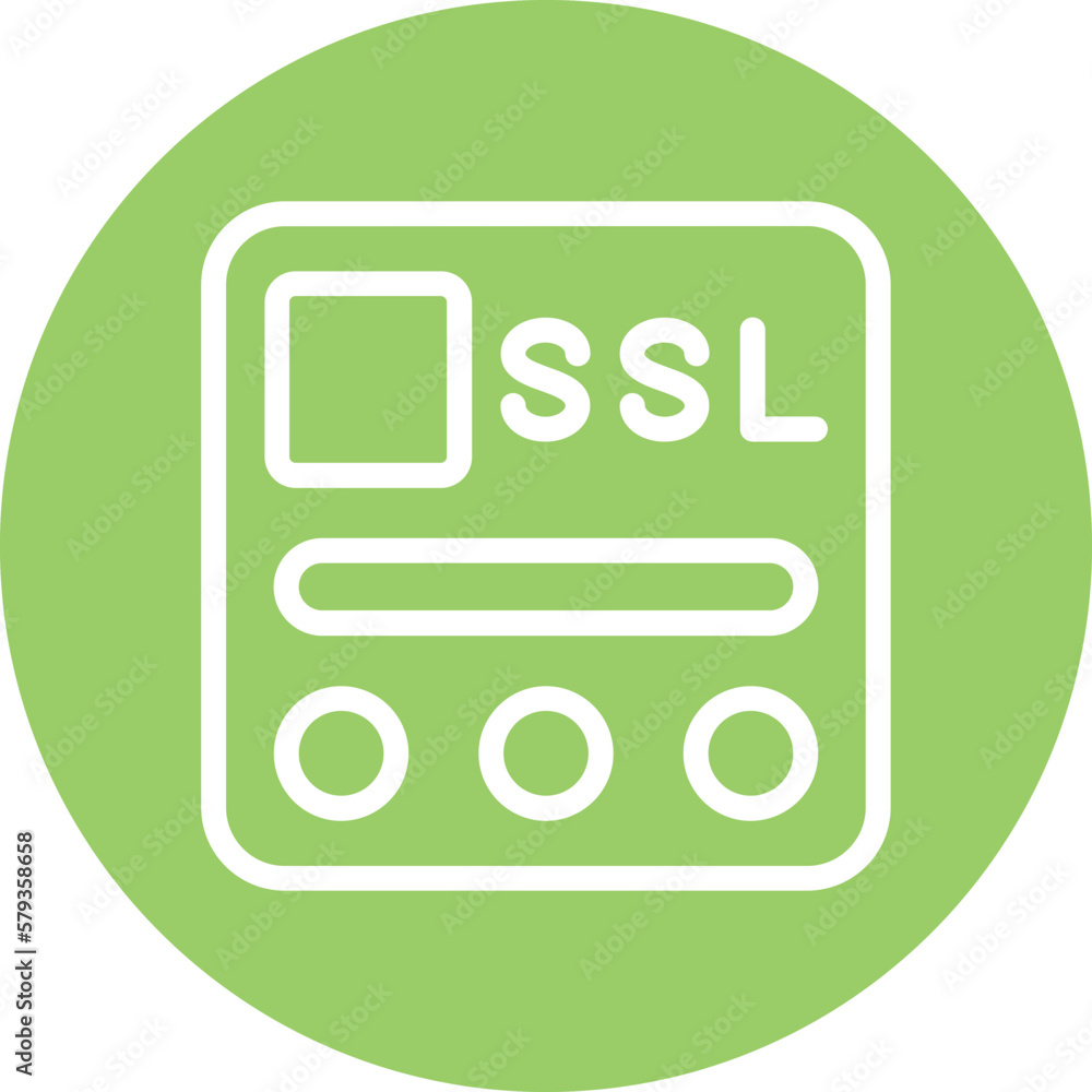 Poster vector design ssl file icon style