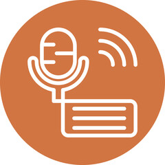 Vector Design Podcast Icon Style