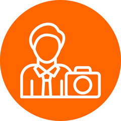 Vector Design Cameraman Icon Style