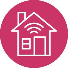 Vector Design Smart House Icon Style