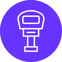 Vector Design Parking Meter Icon Style