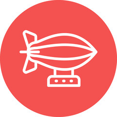 Vector Design Zeppelin Icon Style © designing ocean