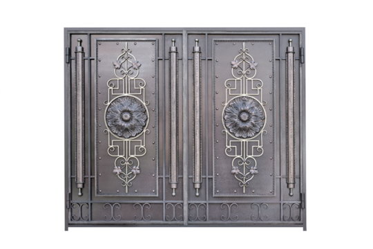 Decorative metal gate