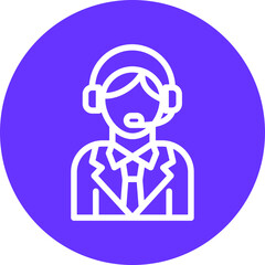 Vector Design Customer Service Icon Style