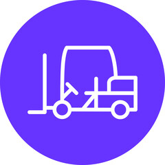 Vector Design Forklift Icon Style