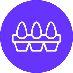 Vector Design Egg Carton Icon Style