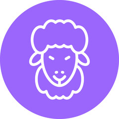 Obraz premium Vector Design Sheep Icon Style