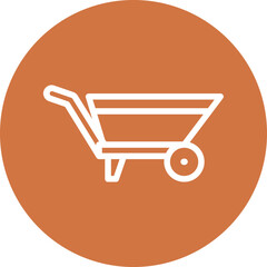 Vector Design Wheelbarrow Icon Style