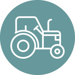 Vector Design Tractor Icon Style