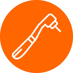 Vector Design Dental Drill Icon Style