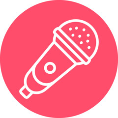 Vector Design Microphone Icon Style