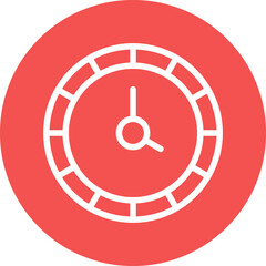 Vector Design Clock Icon Style