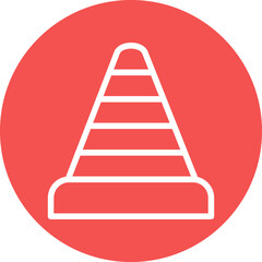 Vector Design Cone Icon Style