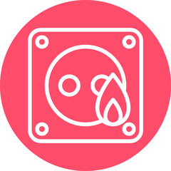 Obraz premium Vector Design Electricity Fire Icon Style