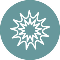 Obraz premium Vector Design Explosion Icon Style