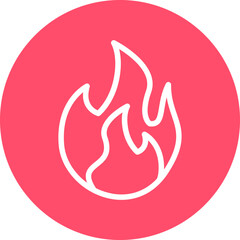 Vector Design Fire Icon Style