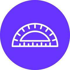Vector Design Protactor Icon Style