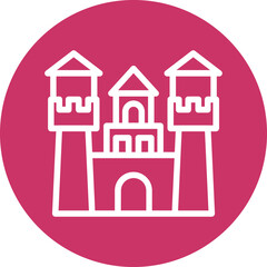 Vector Design Castle Icon Style