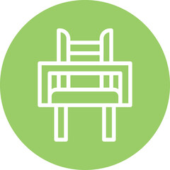 Vector Design Baby Chair Icon Style