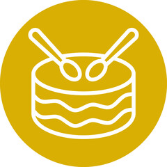 Vector Design Drum Icon Style