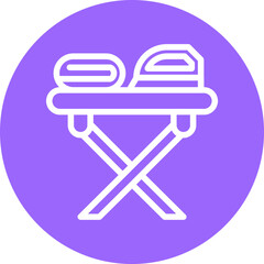 Vector Design Ironing Board Icon Style