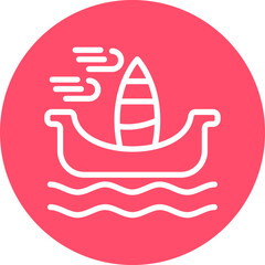 Vector Design Windsurf Icon Style