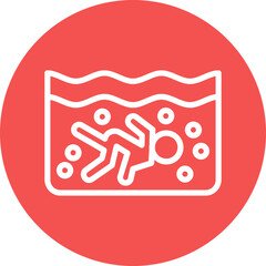 Vector Design Scuba Diving Icon Style