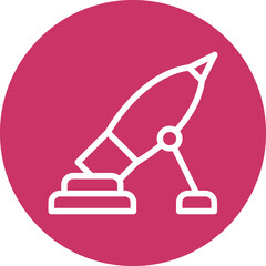Vector Design Army Mortar Icon Style