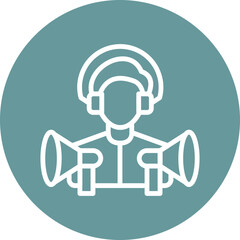 Vector Design Customer Support Icon Style