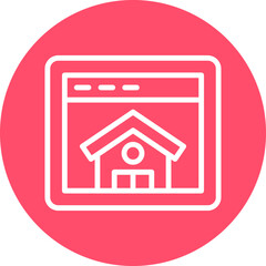 Vector Design Homepage Icon Style