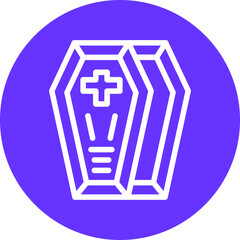Vector Design Coffin Icon Style