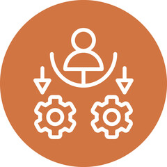 Vector Design Management Icon Style