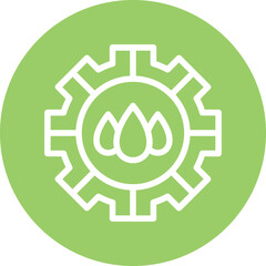 Vector Design Cogwheel Icon Style