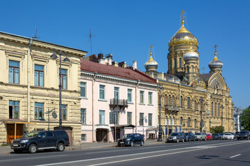 St. Petersburg, Assumption Church at the courtyard of the Kozelskaya St. Vvedenskaya Optina Desert