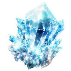 Magic crystal for games story,games decoration background. digital painting style. Anime art style. Illustration painting. Generative AI.
