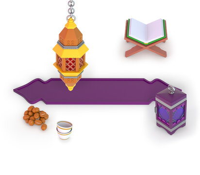 Ramadan Frame and Lantern