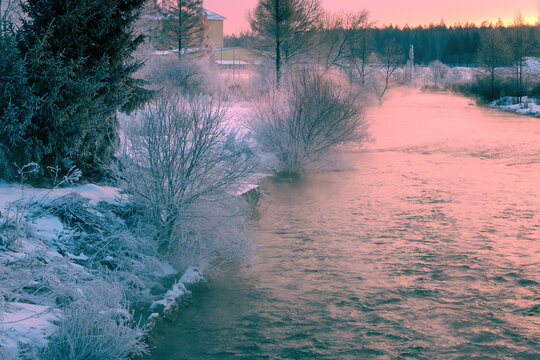 Jilin changbai mountain ma winter scenery