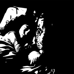 tiger and little girl