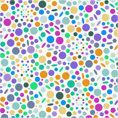 鮮やかなドットの背景イラスト