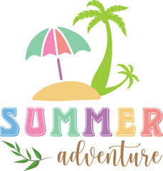 Summer SVG Design.