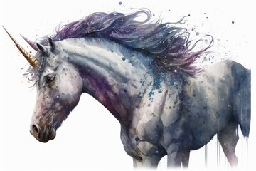 Obraz na płótnie Canvas horse head isolated on white