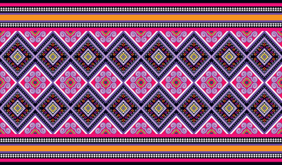 Tribal  Background geometric ethnic pattern Oriental traditional Design for seamless,carpet,wallpaper,clothing,wrapping,fabric,Vector 