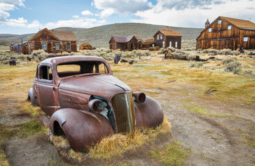 Abandoned Car at Bodie State Historic Park