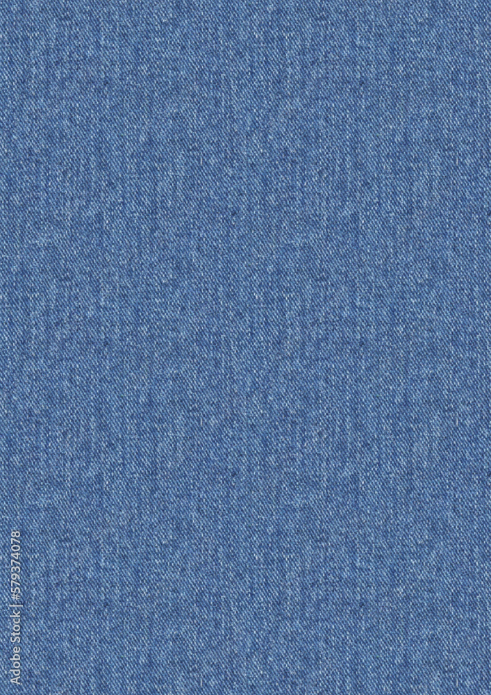 Wall mural Denim Pattern Fill, Mid Wash Indigo